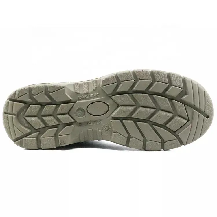 Tiger Master CE Óleo Resistente à Água Antiderrapante Sola PU Bota de Segurança Couro Preto Biqueira de Aço À Prova de Punção Sapato de Segurança de Construção Antiestático para Homens