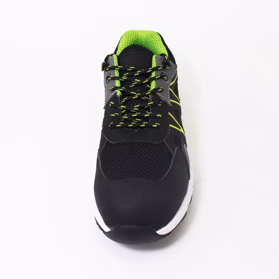 Calçados de segurança da moda Guyisa Calçados de segurança leves com biqueira de aço masculina com sola de PU