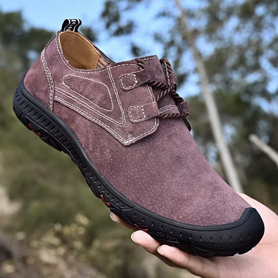 Zonxan design mais recente feito à mão moda ao ar livre masculino casual sapatos de couro PU